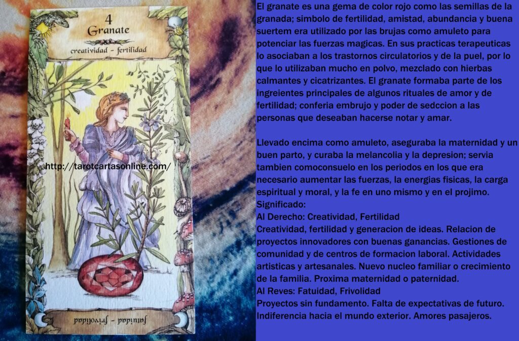 4- Granate-Cartas de las Brujas- Hierbas