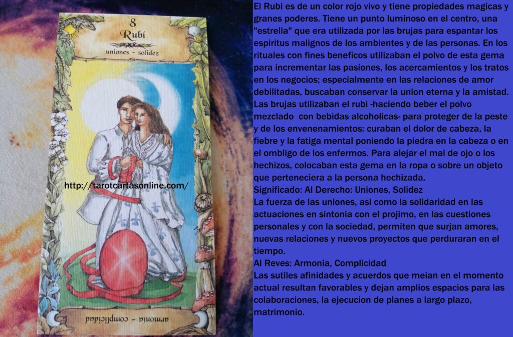 8- Rubi- Cartas de las Brujas- Hierbas